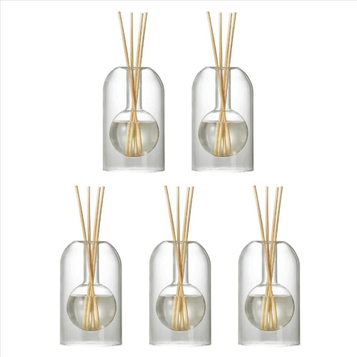 5X Storage Containers Diffuser Bottles Aromatherapy Bottle Modern Glas 1