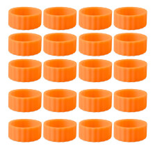 Mehrzweck-Kerzenstabilisierungsringe aus-Orange. 20 Stück