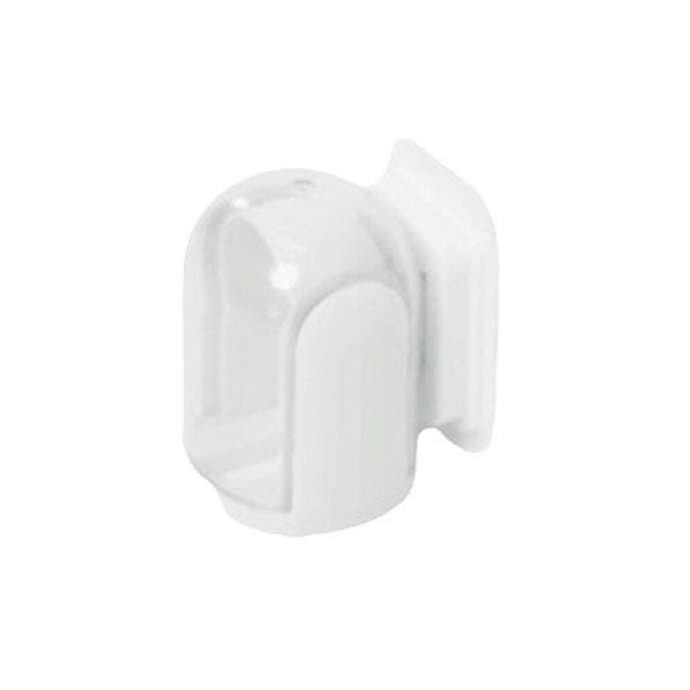 White Space Saving Abs Electric Toothbrush Clip With Cover