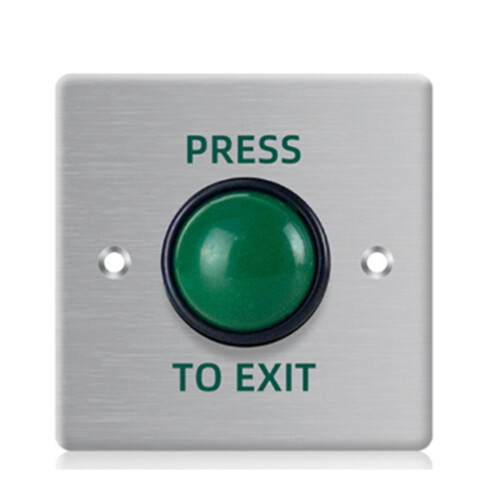 4X Door Exit Push Button Release Switch Opener Stainless Steel Panel f 2