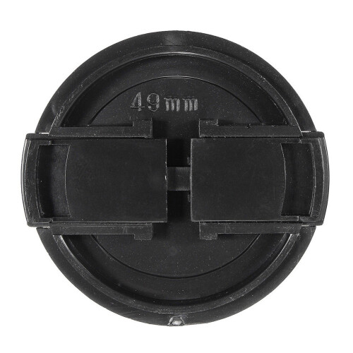 Kit Universal com 20 Tampas de Lente Frontal de 49mm com Encaixe Central para Câmeras DSLR 2