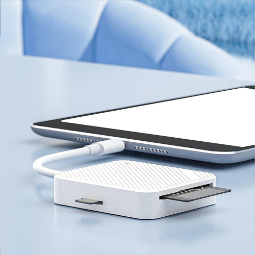 2X 4 in 1 Memory Card Reader Adapter Type C USB-C Smart Media OTG M2 S 2