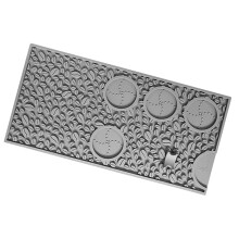 Elegant Silicone Work Front Mats Specifically Produced For-Gray