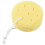 3X Yellow Round Bath Body Shower Soft Sponge with Hanging Loop 3