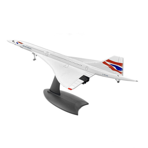 2X 1/200 Concorde Υπερηχητικό Επιβατικό Αεροσκάφος Air British Airways Mo 1