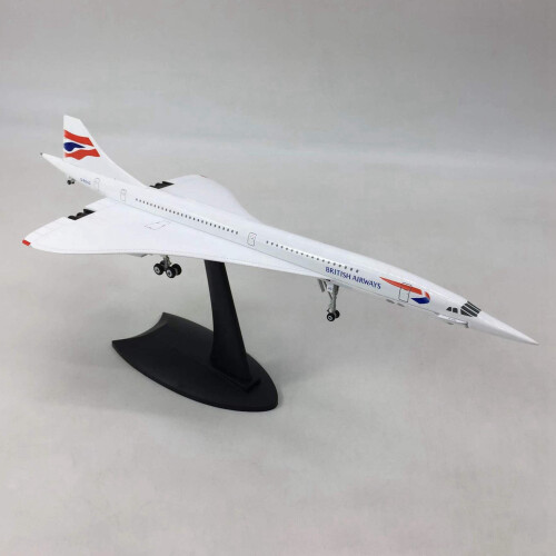 2X 1/200 Concorde Υπερηχητικό Επιβατικό Αεροσκάφος Air British Airways Mo 2