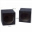 2 pares de caixas acústicas universais seladas de 6,5 polegadas para subwoofer automotivo. 2