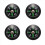 4X Oil Filled Button Compass - Ultra Compact 20mm Mini SAS Survival 7