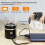 2X Mini Electric Grinder Portable Vanilla USB Rechargeable Mill with A 5