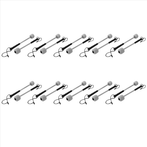 20Pcs Drum Mallet Felt Head Percussion Mallets Timpani Sticks with Sta 1