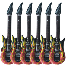 Inflatable Electric Guitar Prop for Karaoke and Rock Star Party Decorations Reusable Toy