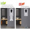 5X Wall Mount Soap Dispenser Drip Tray, Accessories,for All 5