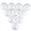 30 x Modelling Craft Polystyrene Foam Ball Sphere 10cm---White 5