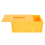 Gele Plastic Tissuebox Vintage Container Voor Badkamer En Auto 1