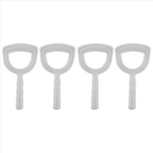 40X Meat Scraper Bone Dust White Poly Remover Square 2