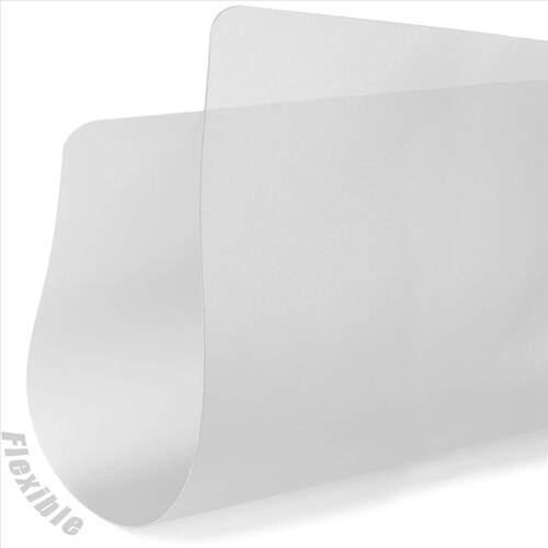 Clear Flexible Plastic Cutting Board Mats Set, Frosted Kitchen 17.5 x 1