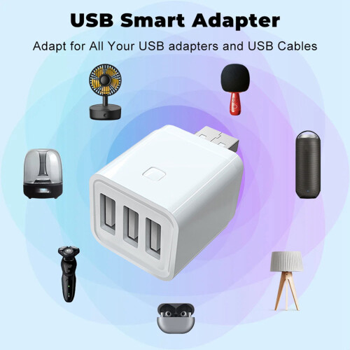 2x adaptér Tuya Smart Zigbee 3 USB 5V Mini Power Life Control V 2