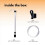 2pcs 3/8In Auto Siphon with Clamp 6.5' Ft Hose Bottling Siphoning Kit 2