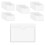 480Pcs Self-Adhesive Label Holder Card Pockets Clear Library Holders w 3