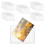 480Pcs Self-Adhesive Label Holder Card Pockets Clear Library Holders w 10