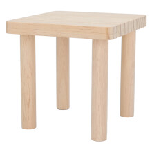 Natural Texture Square Wooden Hamster Play Stand for Small Pets