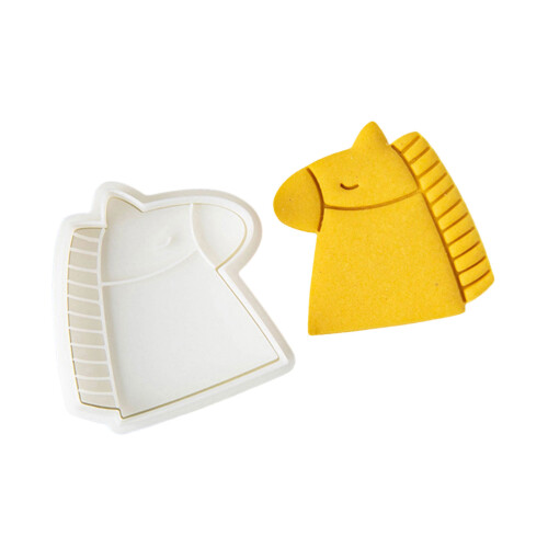 Presse à biscuits cheval sur le thème du Nouvel An,-Section B