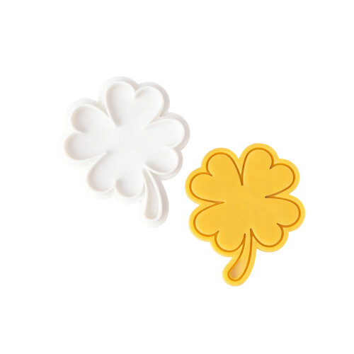 Patricks Day Themed Plastic Cookie Cutters With Shamrock-A44