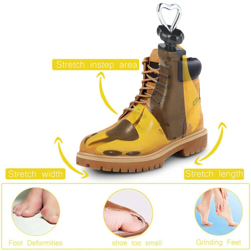 2X Boot Shoe Stretcher for Men, Tree Expander Women Stretch Width & Le 2