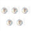 30Pack 8 Inch Sublimation Wind Spinner Blanks 3D Spinners Hanging for 2