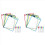 Reusable Dry Erase Pockets, 12 Pack Sleeves,Assorted Colors Sheet Prot 2