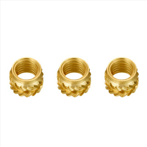 600Pcs M3 Thread Knurled Brass Threaded Heat Set Resistant Insert Embe 1