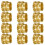 600Pcs M3 Thread Knurled Brass Threaded Heat Set Resistant Insert Embe 3