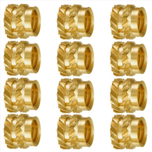 600Pcs M3 Thread Knurled Brass Threaded Heat Set Resistant Insert Embe 2