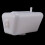 4x 1L Mini Moto Crossmotor Plastic Benzinetank 10