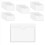 240Pcs Self-Adhesive Label Holder Card Pockets Clear Library Holders w 3