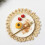 2X Round Woven Placemat for Dining Table,Natural Braided Rattan Tablem 6