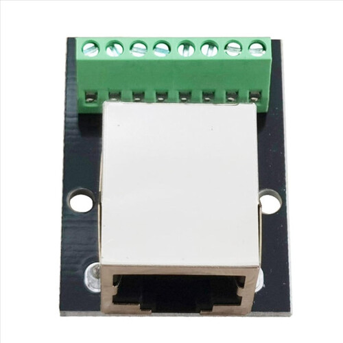 12PCS RJ45 Ethernet Female Socket Connector Breakout Board,2.54mm Boar 1