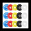 2000Pcs Disposable Microphone Cover,Handheld Windscreen for KTV Record 4