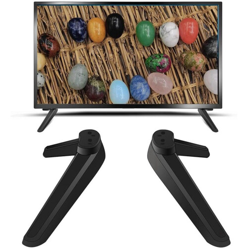 4 supports TV universels, pieds de rechange pour support de table. 1