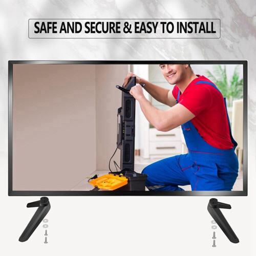 4 supports TV universels, pieds de rechange pour support de table. 2