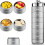 2X Metal Pill Organizer Weekly,Stackable Waterproof Travel Box,Pill Ca 4