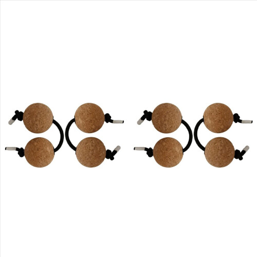 Shaker 4 Ζεύγη Φελλού Kashaka Asalato Ball Organic Κρουστά Κλασικά 1