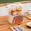 4X Airtight Bread Storage Containers Box Plastic Reusable Loaf Cake Cl 5