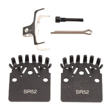 Mountain & Road Bike Brake Pads Oil Disc Metal Lining Heat Dissipation Pair