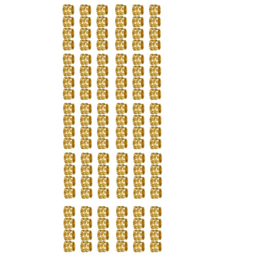 1000Pcs M3 Thread Knurled Brass Threaded Heat Set Resistant Insert Emb 1