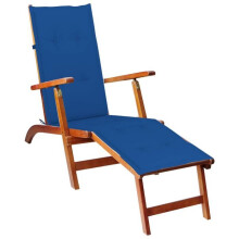 Transatlántico chaise longue tumbona cama de jardín terraza mueble de exterior con reposapiés y