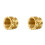 1000Pcs M3 Thread Knurled Brass Threaded Heat Set Resistant Insert Emb 7