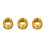 1000Pcs M3 Thread Knurled Brass Threaded Heat Set Resistant Insert Emb 8