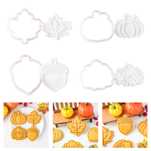 Holiday Cookie Cutters Set For Thanksgiving Feature-4 sets 2