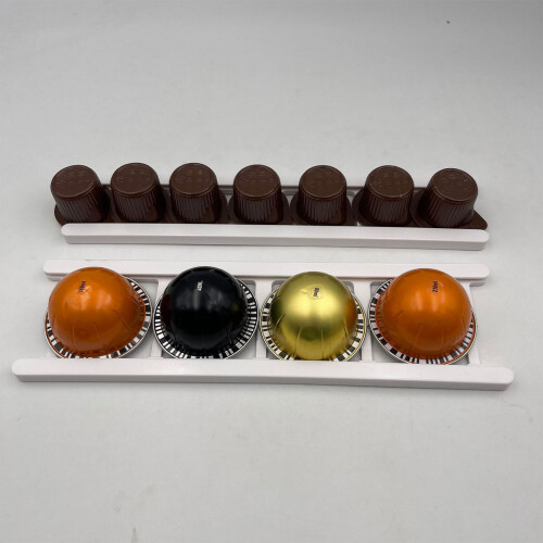 Expandable Wall Mount Coffee Capsules Storage Rack Sticky 1